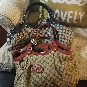 Large & Medium Gucci Sukey Bags